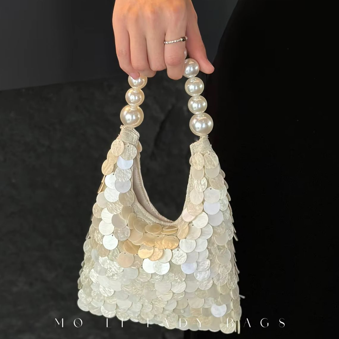 Interior Design Elegant - Bolso de Mano para Mujer con