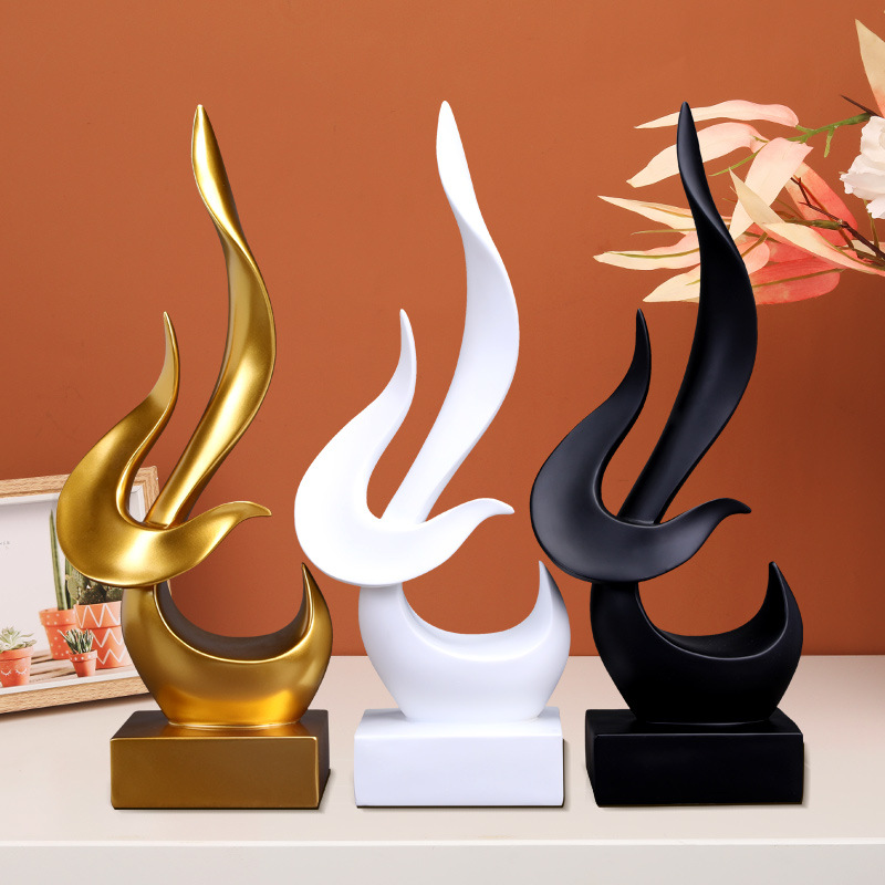 Interior Design Apartment - Estatuas creativas de pájaros y llamas,