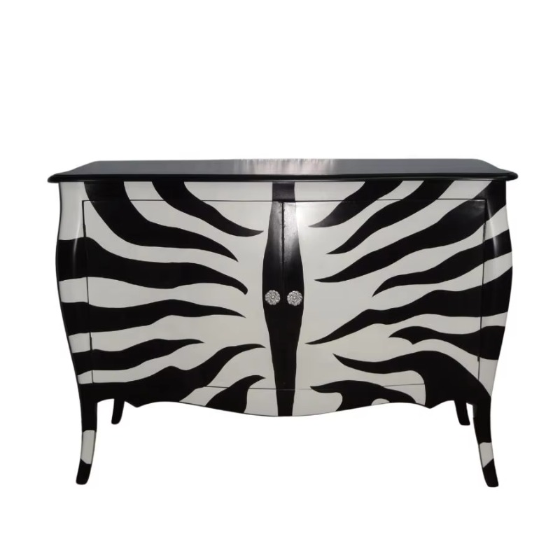 Interior Design Monochrome - Aparador o Buffet con Estampado Animal