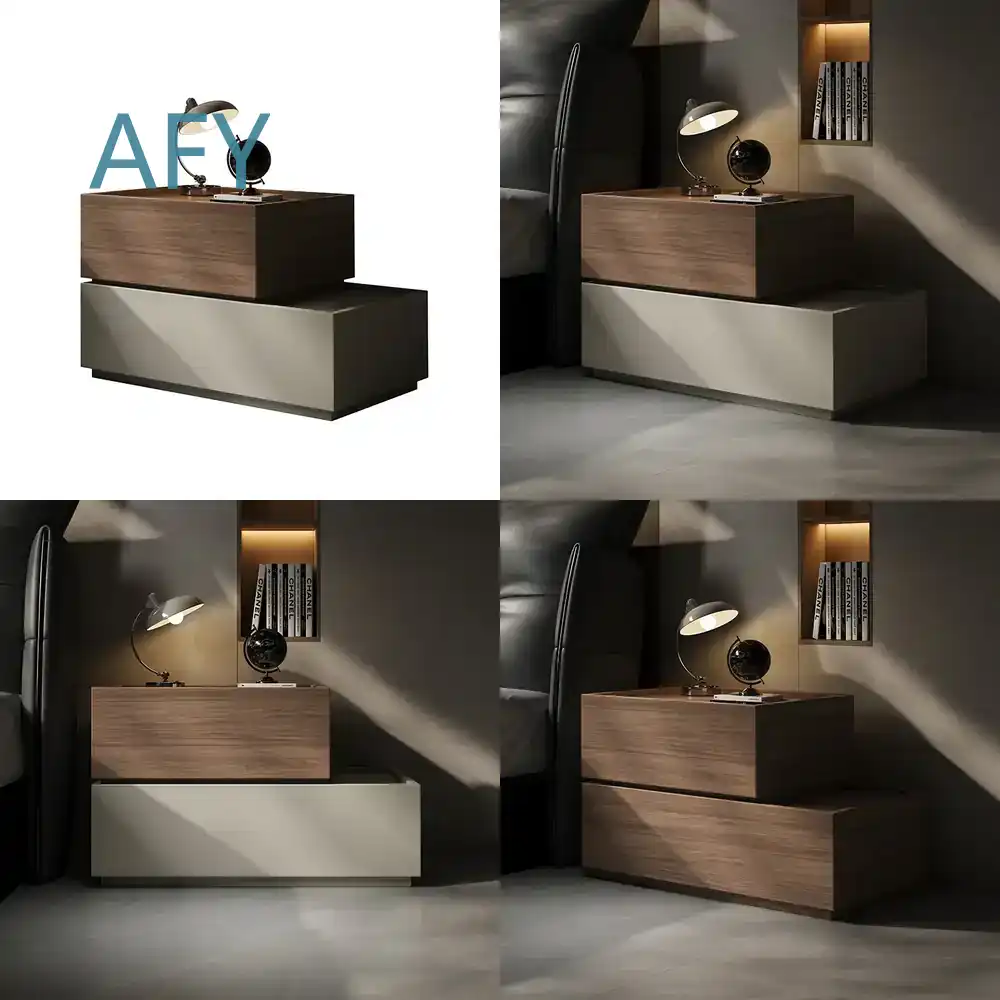Muji Home Storage - Mesita de Noche Creativa de Madera
