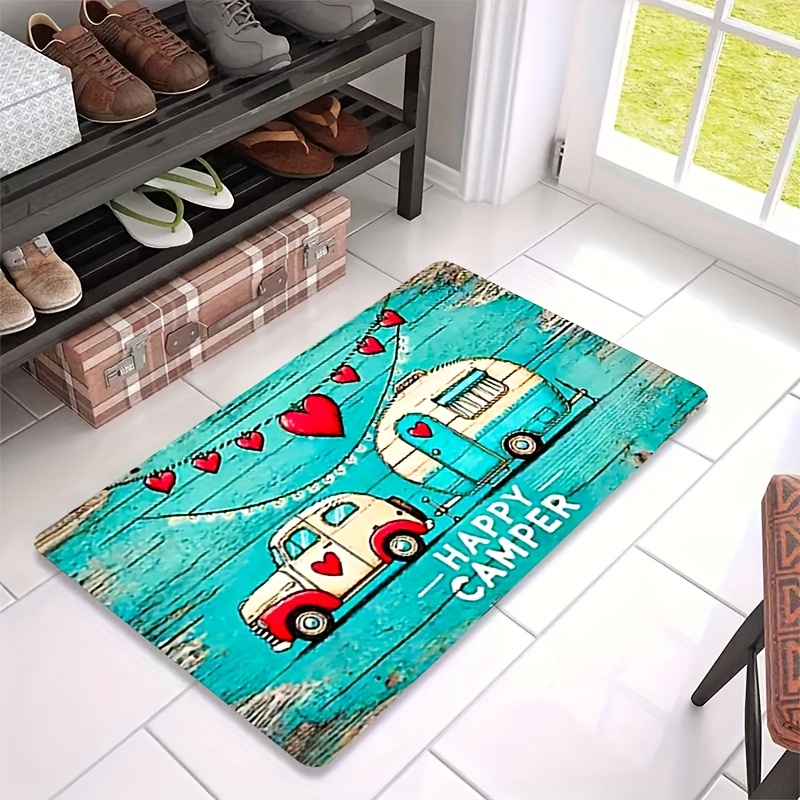 Interior Design Tech - Vintage Camper Van & Hearts Design