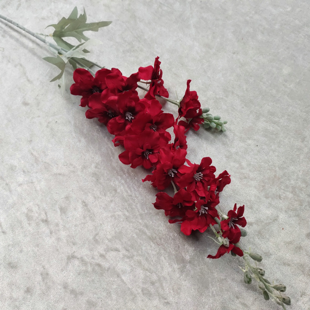 Interior Design Home - Delphinium Artificial Realista con Textura Flocada