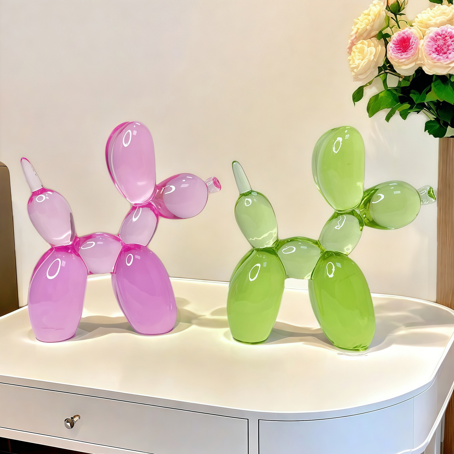 Interior Design Apartment - Figura Decorativa Creativa de Perro Globo
