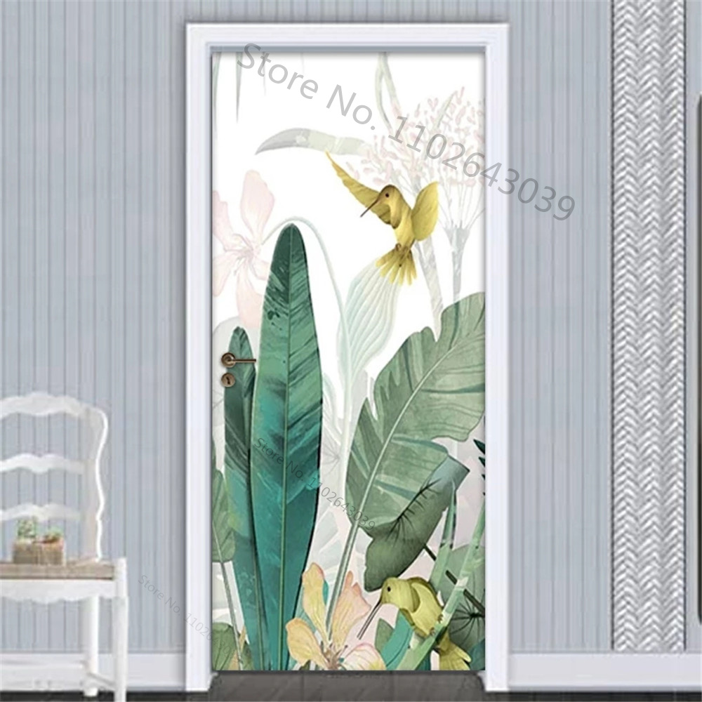 Autoadhesivo de hojas verdes d - Interior Design Home reseña y precio