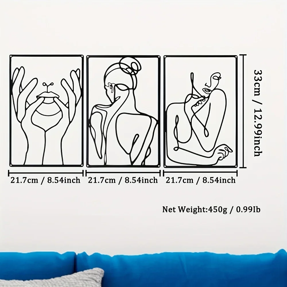 Arte de pared de Metal abstrac - Interior Design Home reseña y precio