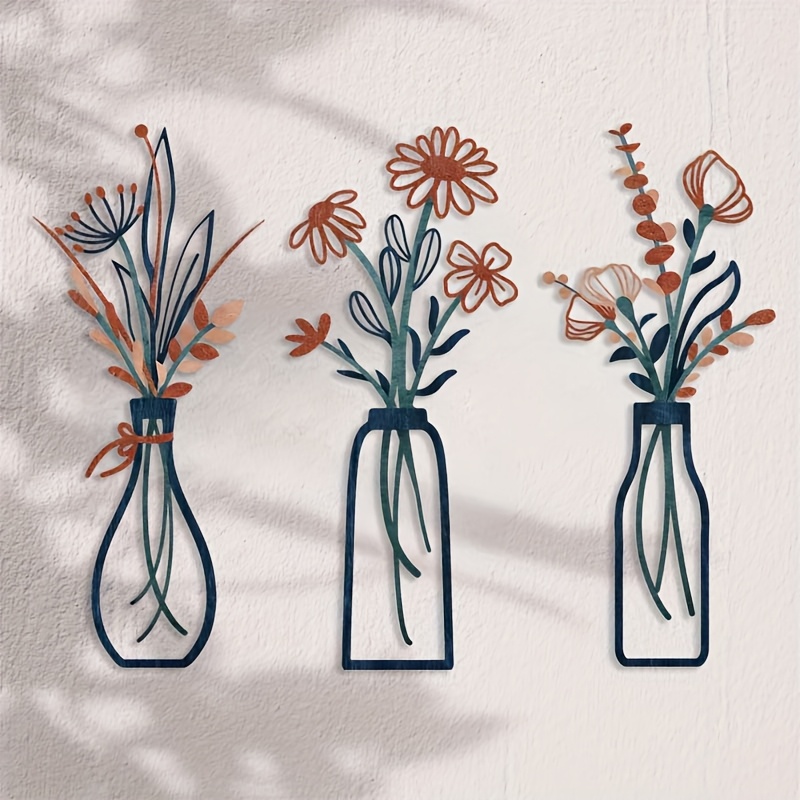 3 Esculturas Florales Grandes  - Interior Design Home reseña y precio