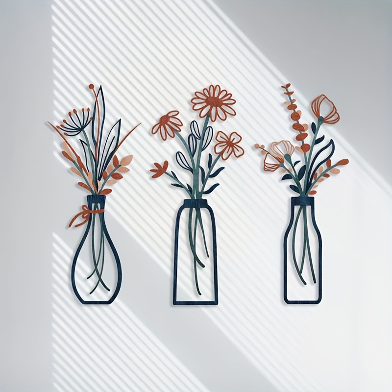 3 Esculturas Florales Grandes  - Interior Design Home reseña y precio