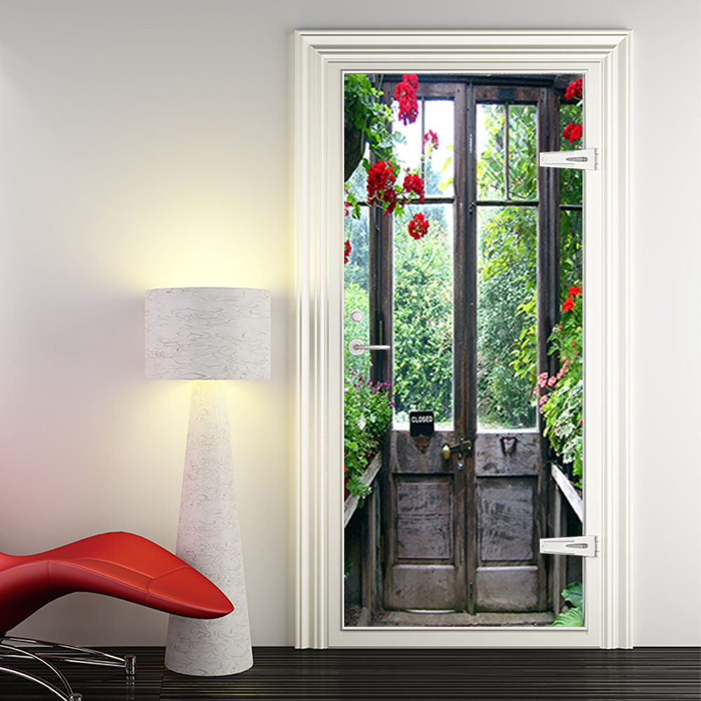 Pegatina de puerta moderna con - Interior Design Home reseña y precio
