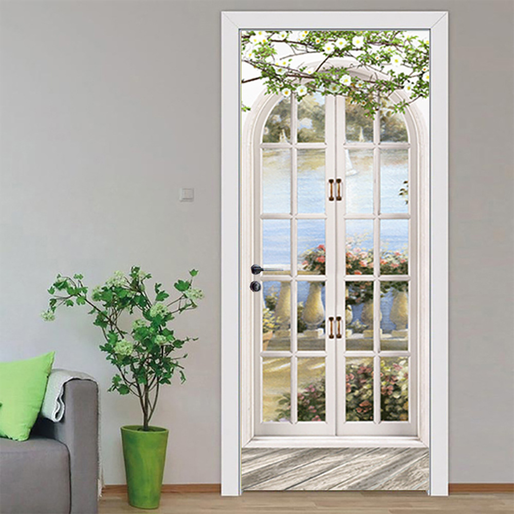 Pegatina de puerta moderna con - Interior Design Home reseña y precio