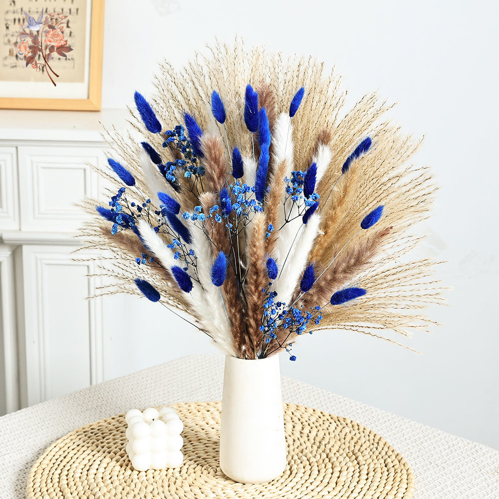 Cola de conejo esponjosa azul  - Interior Design Apartment reseña y precio