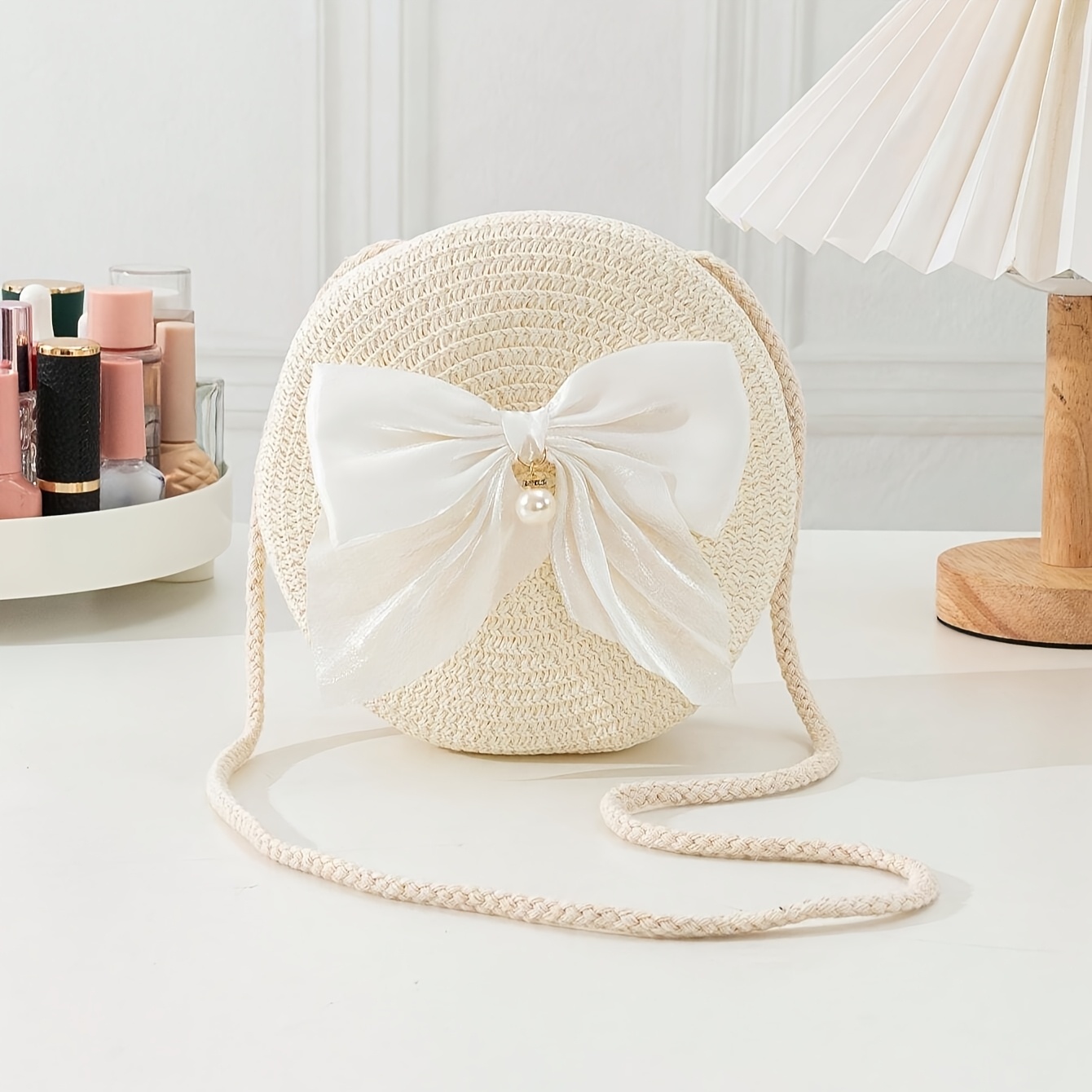 Elegante bolso cruzado de paja - Interior Design Elegant reseña y precio