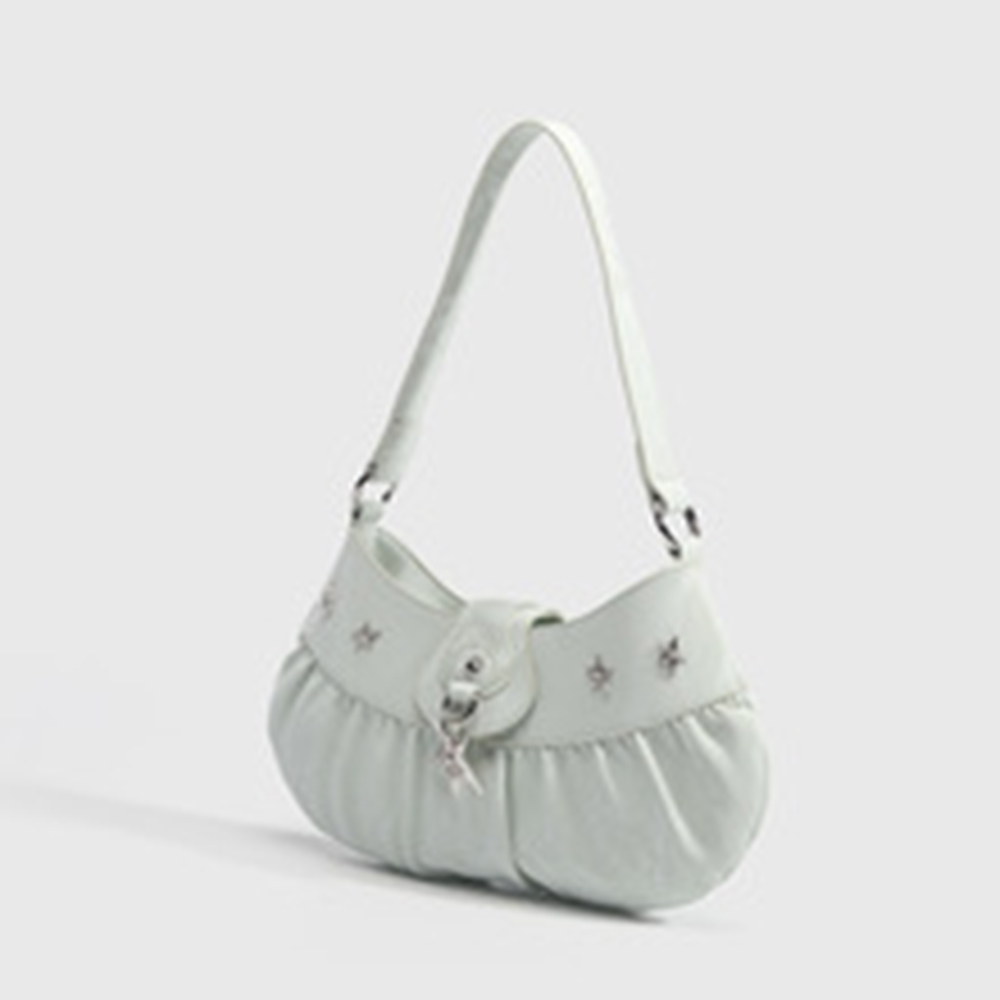 Bolso de hombro plisado monocr - Interior Design Monochrome reseña y precio