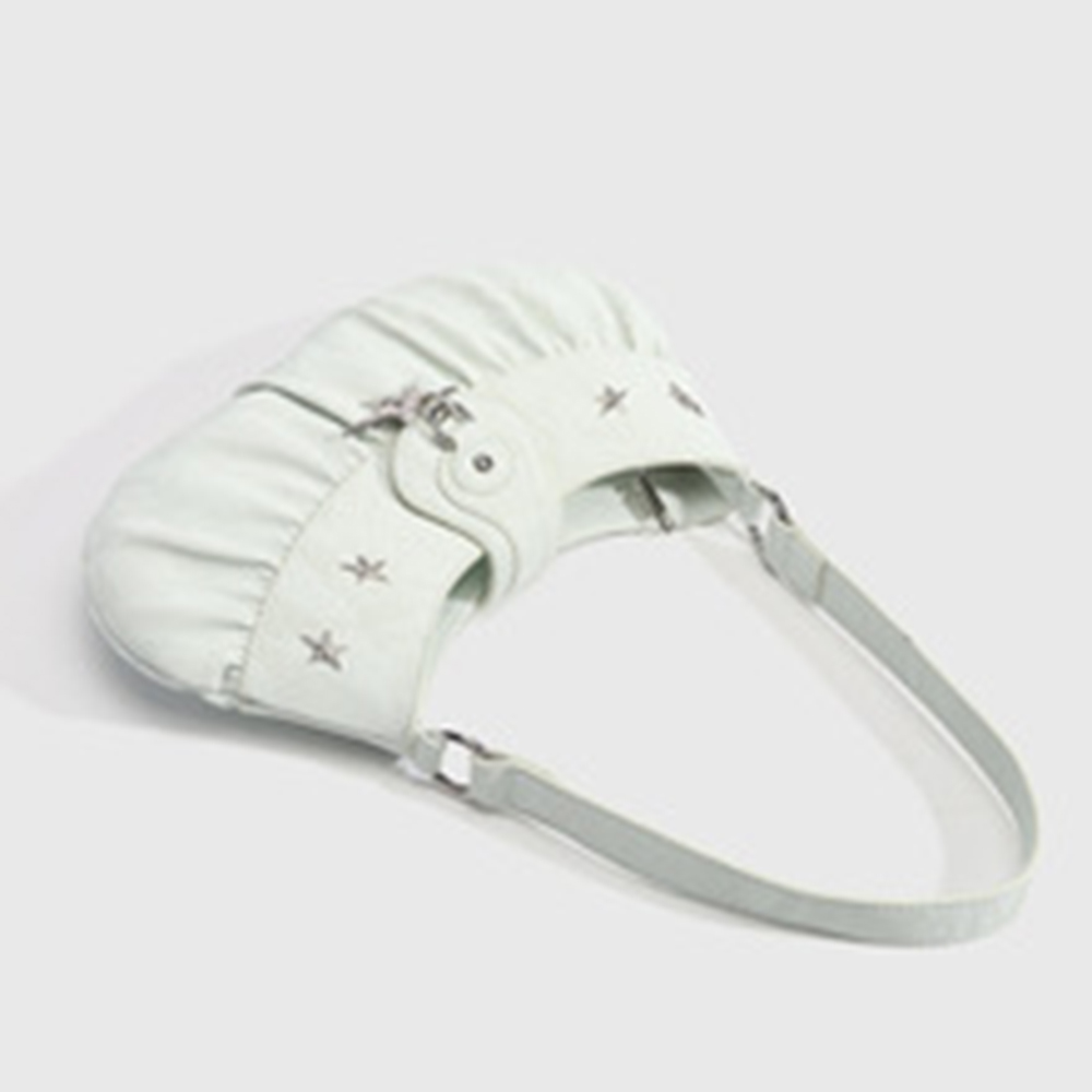 Bolso de hombro plisado monocr - Interior Design Monochrome reseña y precio