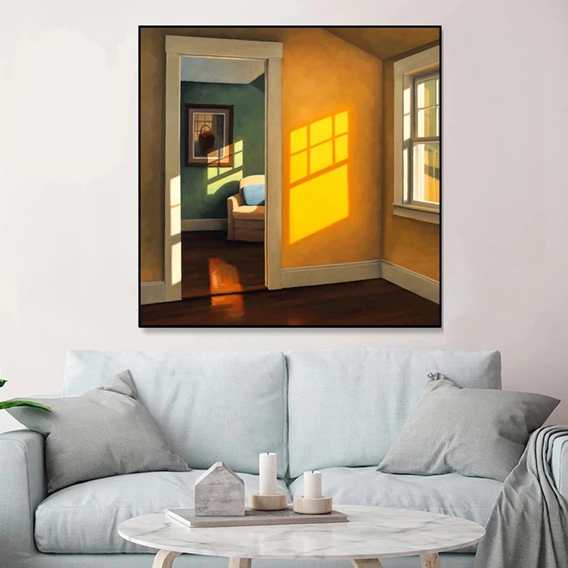 Pintura en lienzo de paisaje e - Interior Design Apartment reseña y precio