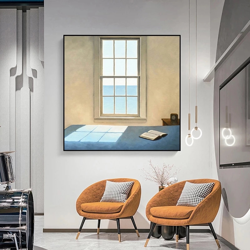 Pintura en lienzo de paisaje e - Interior Design Apartment reseña y precio