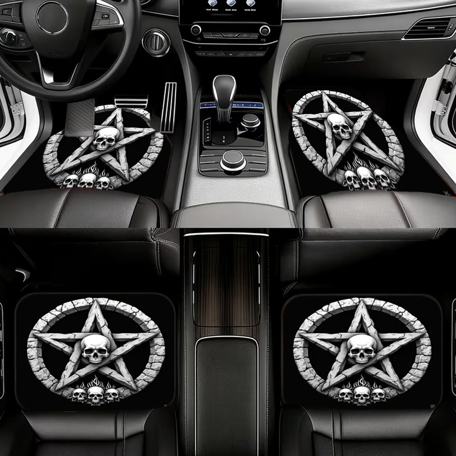 Alfombrillas de coche 4 piezas - Interior Design Monochrome reseña y precio