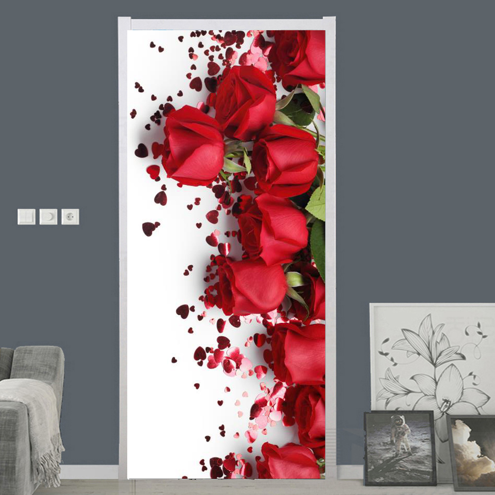 Papel tapiz de flores rosas bl - Interior Design Home reseña y precio